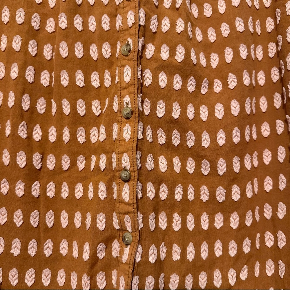 Anthropologie pilcro tavi textured button down size S - Picture 3 of 8